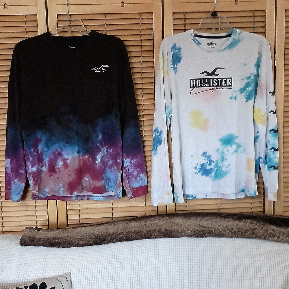Hollister Men's Large long sleeve print shirts